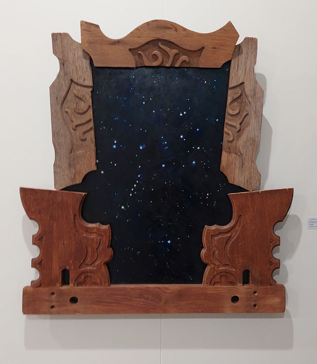Painting Object by Sonja van Kerkhoff featuring the star cluster, Matariki