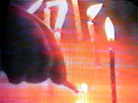 video still from a video by Sonja van Kerkhoff, 1992