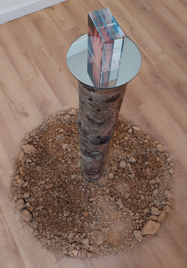 Sculpture by Sonja van Kerkhoff featuring 0.01% of the fill dumped on our land
